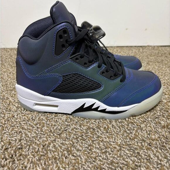 Jordan Men\'s Blue and Black Trainers main image 6